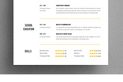 Resume and Cover Letter Layout, a Resume Template by ContestDesign (Thumbnail 3 of 4)