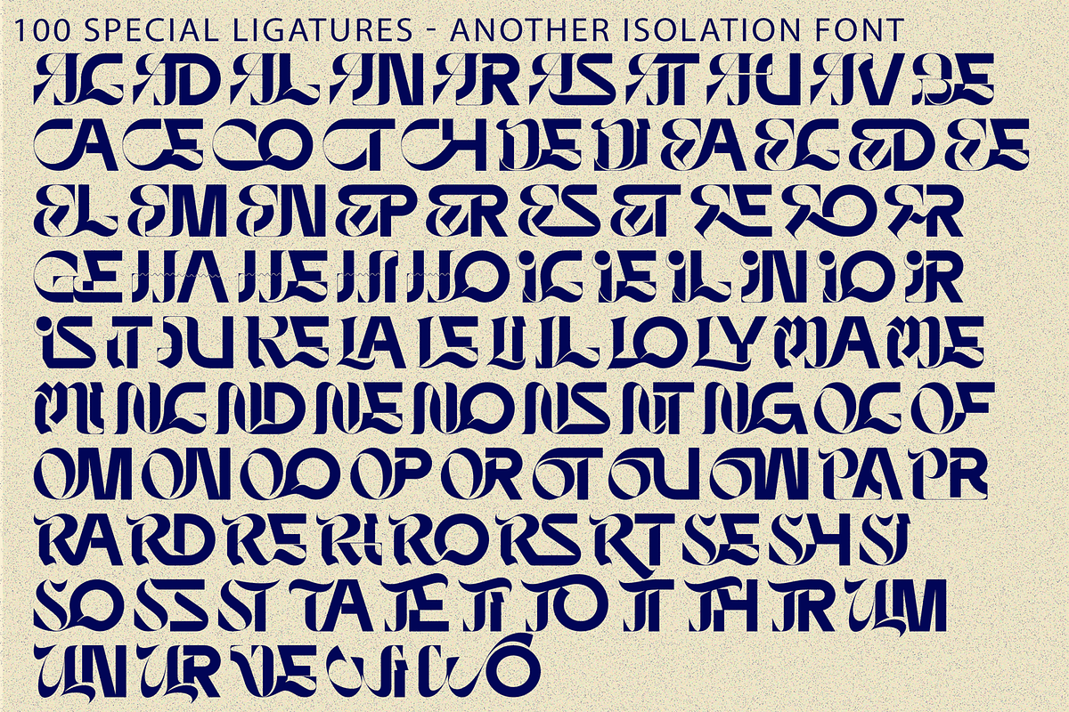 Another Isolation - Futuristic Font, a Sans Serif Font by 177Studio (Photo 8 of 8)