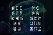 Future Abstract Font, a Font by artyway (Thumbnail 3 of 5)