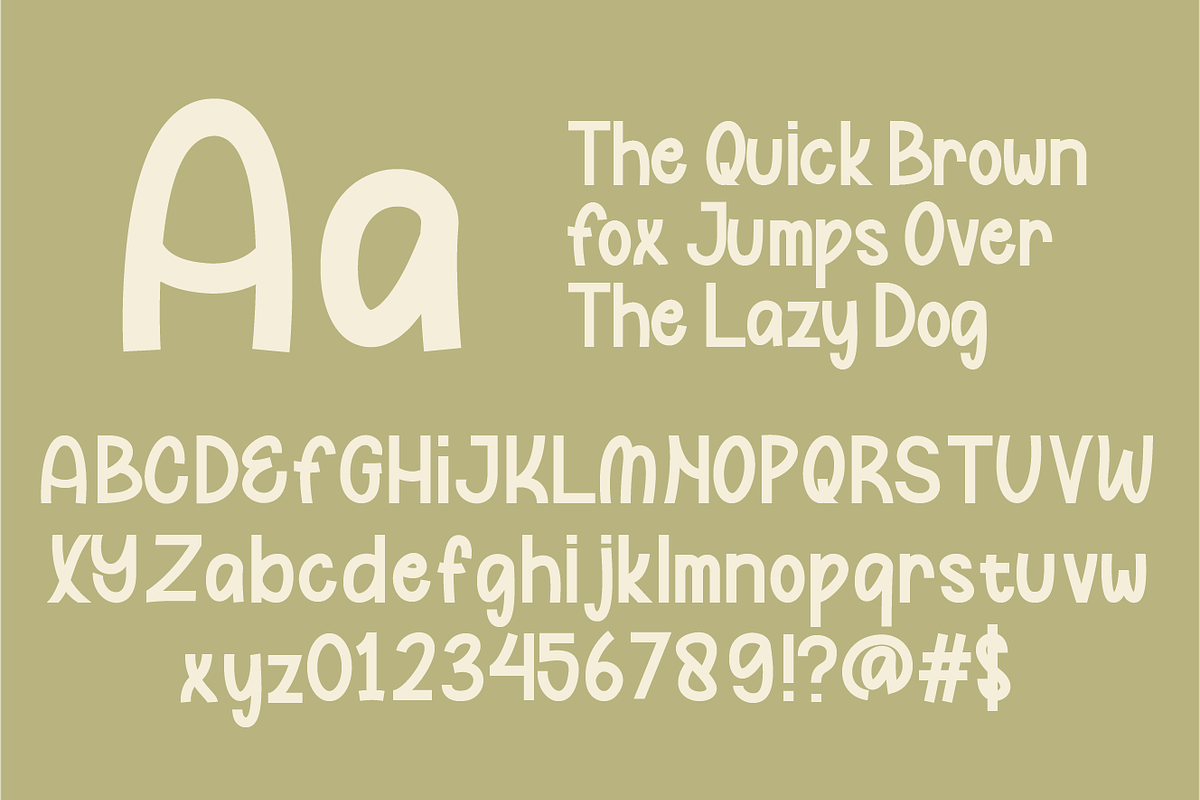 Cuddela - Bold Palyful Font, a Handwritten Font by Berdansabersama (Photo 2 of 8)