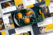 Lunar - Food Business Google Slide, a Presentation Template by Dens Creative Studio (Thumbnail 1 of 6)