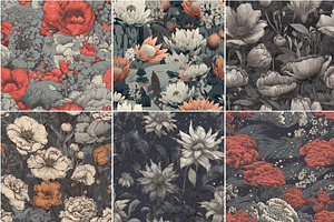 ASTER - Seamless Patterns Of Flowers