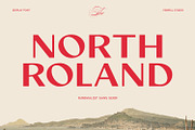 North Roland - Display Sans Serif, a Sans Serif Font by Viswell (Thumbnail 1 of 11)
