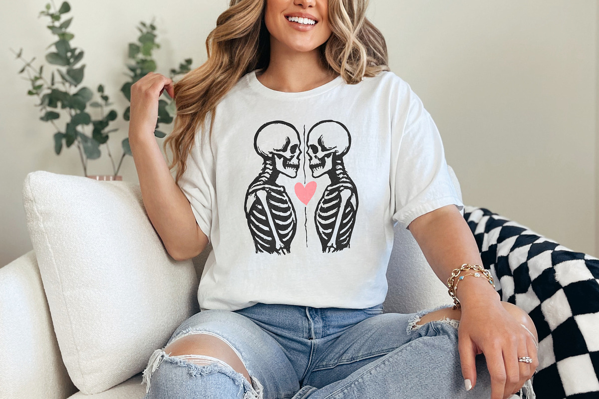 Skeleton Lovers PNG, Valentine, an Illustration by SharpMarketplace (Photo 6 of 9)