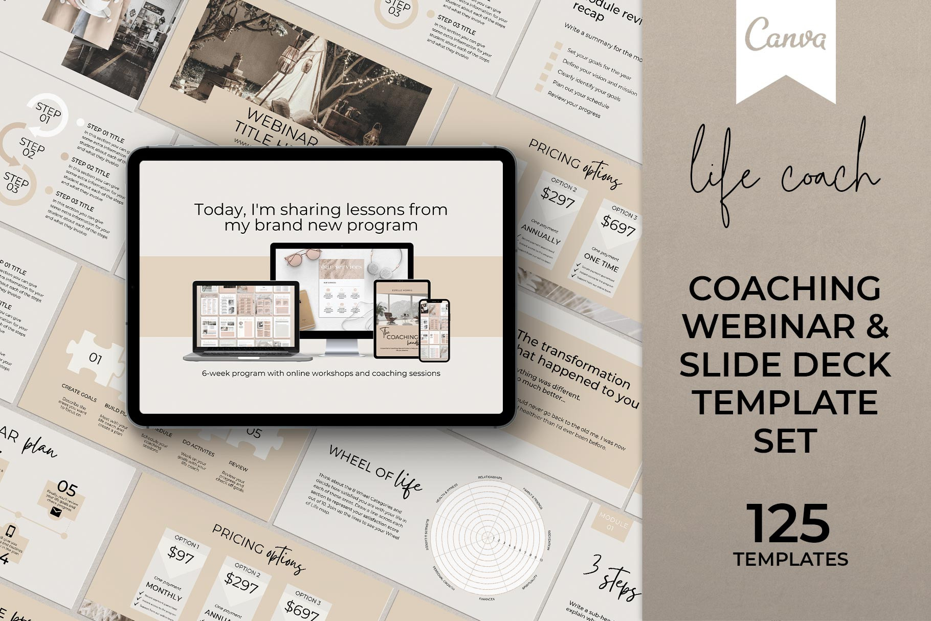 Canva Slide Deck Bundle for Coaches