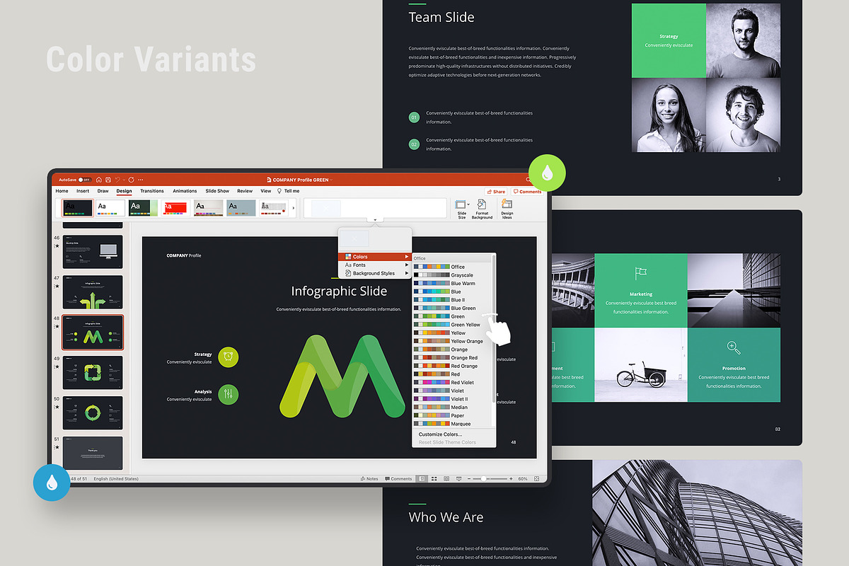 Company Profile Business Template, a Presentation Template by UDEA Store (Photo 4 of 12)