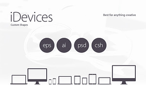 iDevices Custom Shapes, a Shape Add-On by ydlabs