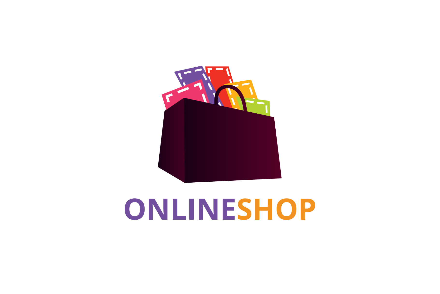 Online Shop Logo by Maraz Logo  Creative Market