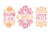 Fall season - handdrawn collection, an Illustration by AV Design (Thumbnail 2 of 4)