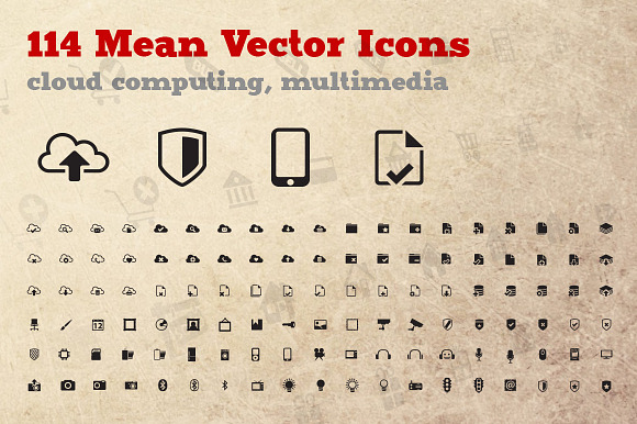 Go Cloud! - 114 Vector Icons preview 3