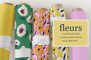 Fleurs - Bright, Oversized Florals