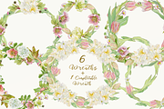 PINK TOOLBOX-70+DesignElements, an Illustration by watercolorwild.graphics (Thumbnail 7 of 13)