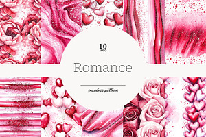 Valentine's Day Seamless Pattern, a Pattern Graphic by GlamArtZhanna