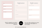 Minimalist Planner Printable PDF, a Brochure Template by Her creative details (Thumbnail 3 of 5)