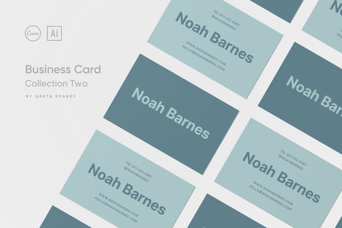 Canva + AI Business Cards II, a Business Card Template by Viaduc (Photo 1 of 4)