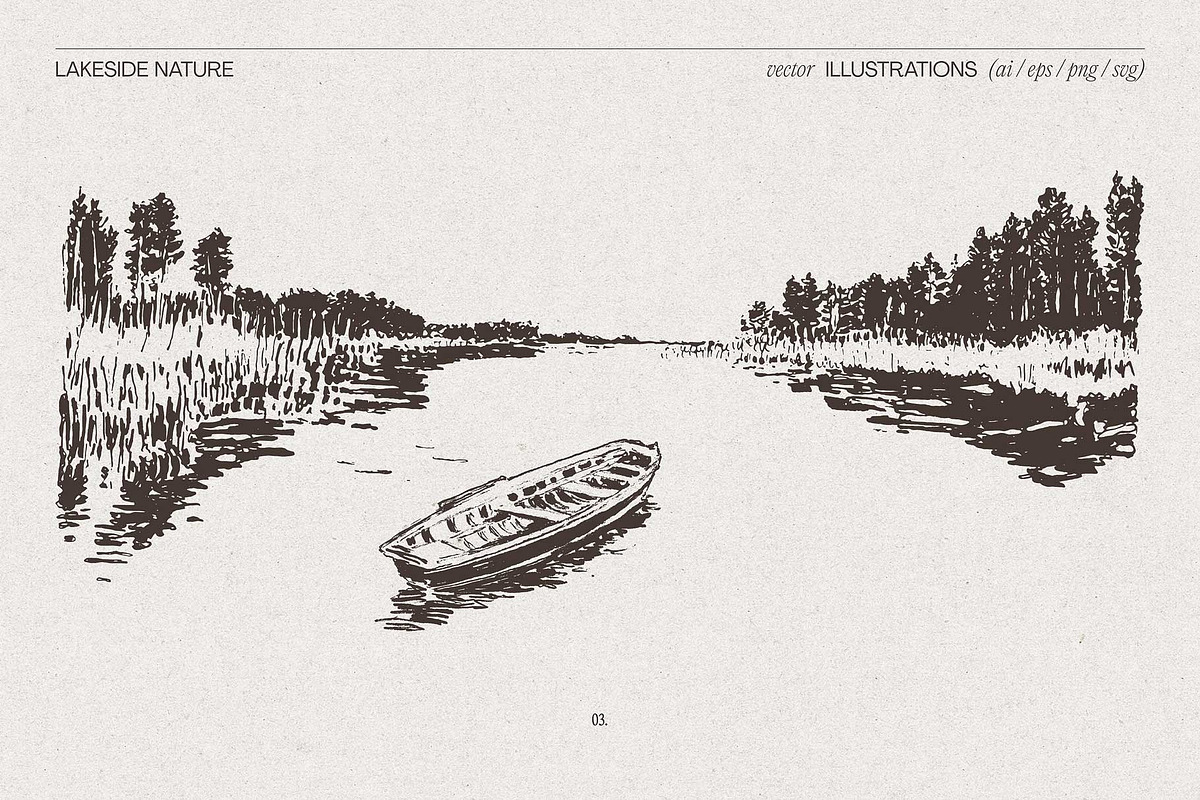 Lakeside Nature Illustrations, an Empty State Illustration by TheMountBirdStudio (Photo 8 of 17)