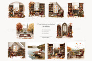 Reading Season Clipart, a Seasonal Illustration by GlamArtZhanna (Thumbnail 5 of 8)