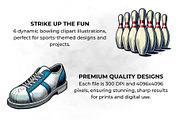 Bowling Clipart Collection, a Sport Illustration by QM_ART (Thumbnail 3 of 7)