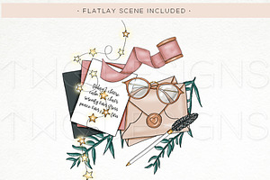 Cozy Chill Fashion Clip Art Bundle