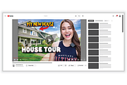 House tour youtube thumnail design, a Social Media Template by Workhu (Thumbnail 1 of 2)