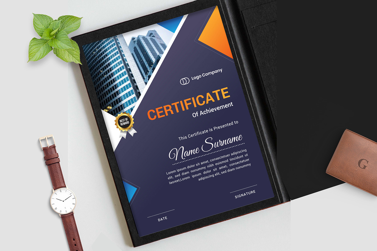 Certificate Template, a Stationery Template by Panen Creative (Photo 2 of 3)