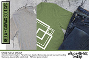 Change Shirt Color! 3001 Mens Mockup, a Product Mockup by Allison Affourtit Mocks (Thumbnail 1 of 4)
