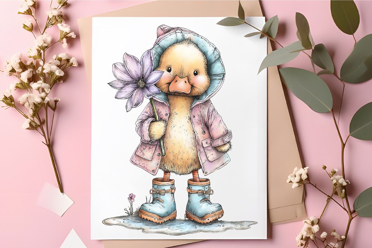 Whimsical Happy Easter PNG Clipart, an Illustration by RobertsArt (Photo 5 of 5)