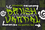 Brush Vandal Duo Graffiti Font, a Font by PutraCetol Studio (Thumbnail 1 of 6)