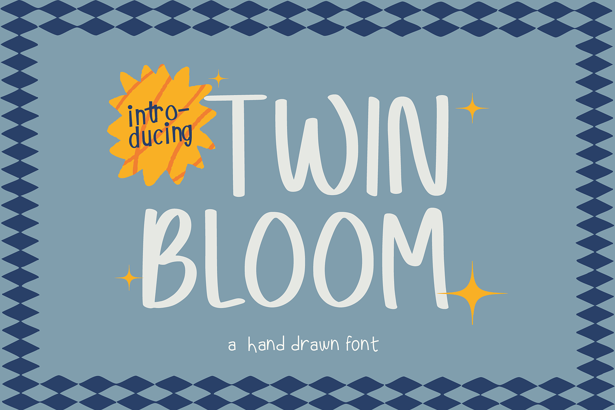 Twinbloom - Handwritten Font, a Handwritten Font by Berdansabersama (Photo 1 of 8)