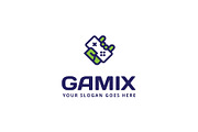 Gamix Gamepad Joystick Logo, a Branding & Logo Template by Tovarkovdesign (Thumbnail 1 of 6)