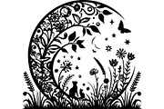 Black Laser Cut Bundle, a Graphic by abu67222 (Thumbnail 2 of 13)