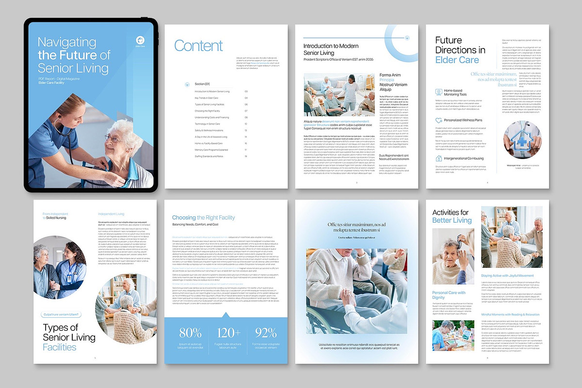 Eldercare Digital Brochure Template, a Brochure Template by BrandPacks (Photo 2 of 6)