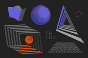 90 Vector Texture Shapes, a Background Graphic by softulka (Thumbnail 13 of 16)