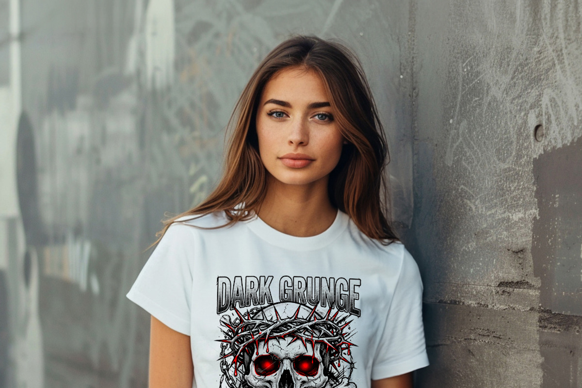 Dark skull with a bloody crown., a Decorative Illustration by yod67 (Photo 7 of 7)