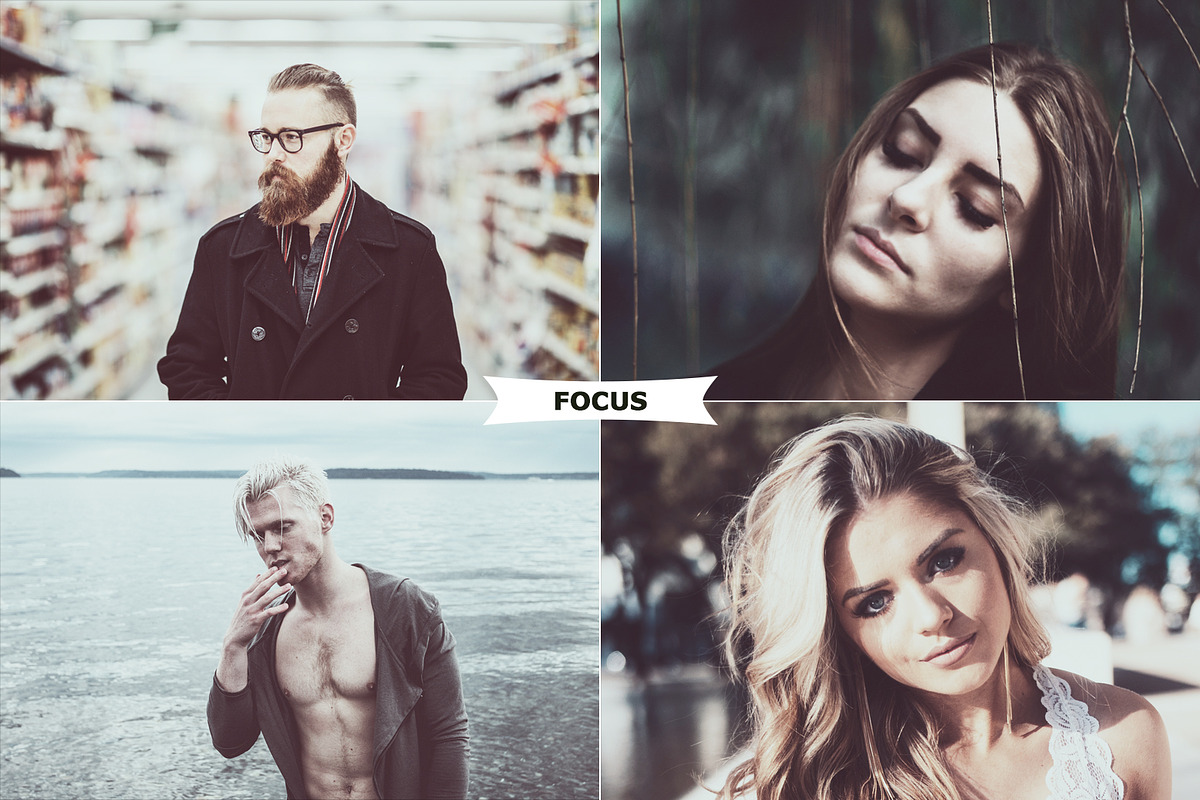 Focus Photoshop Action