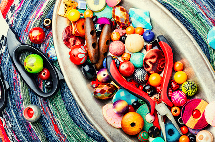 Beads for jewelry, handicraft, a Beauty & Fashion Photo by MLunov MLunov
