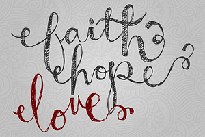 Faith, Hope, Love