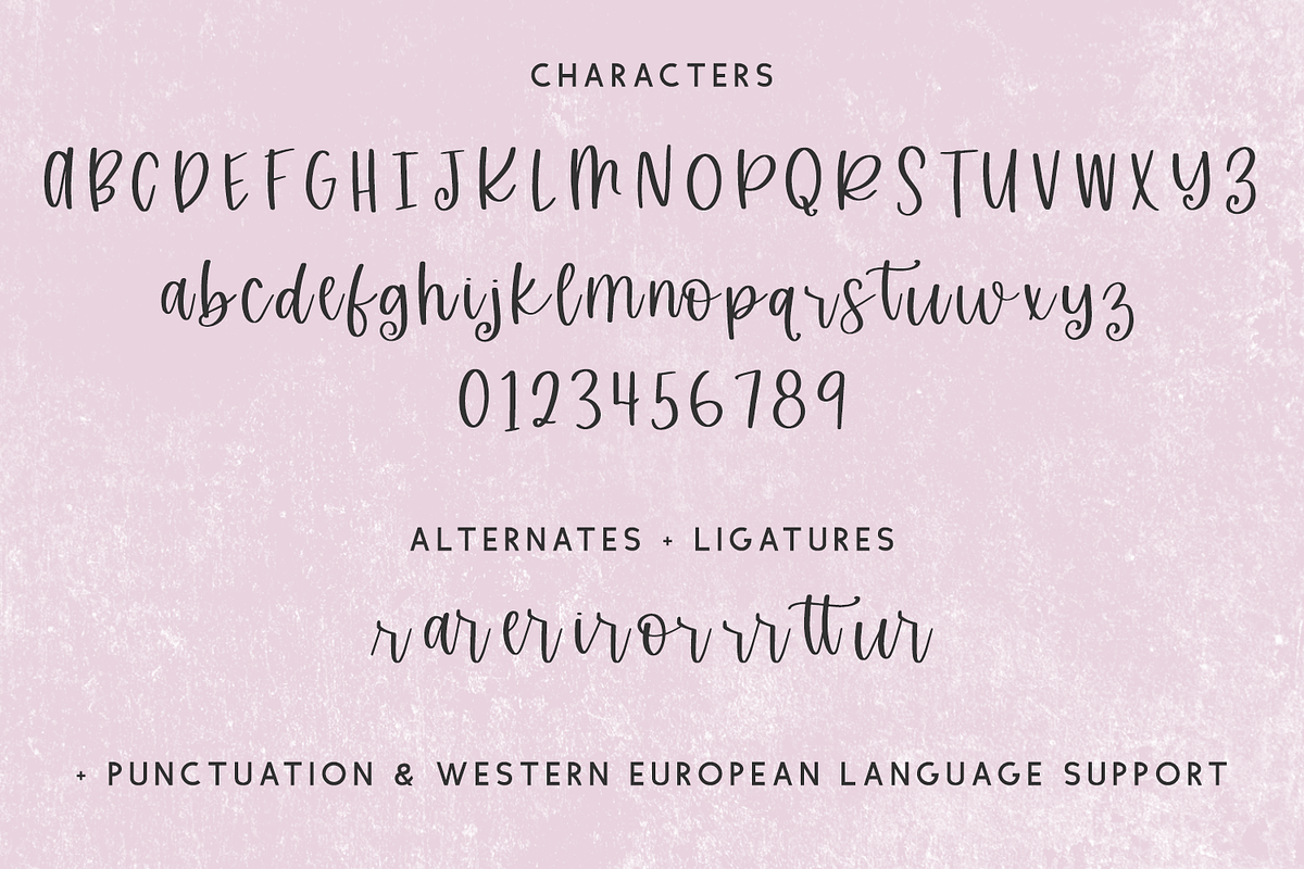 Stirling Cottage Script, a Script Font by Beck McCormick (Photo 10 of 10)