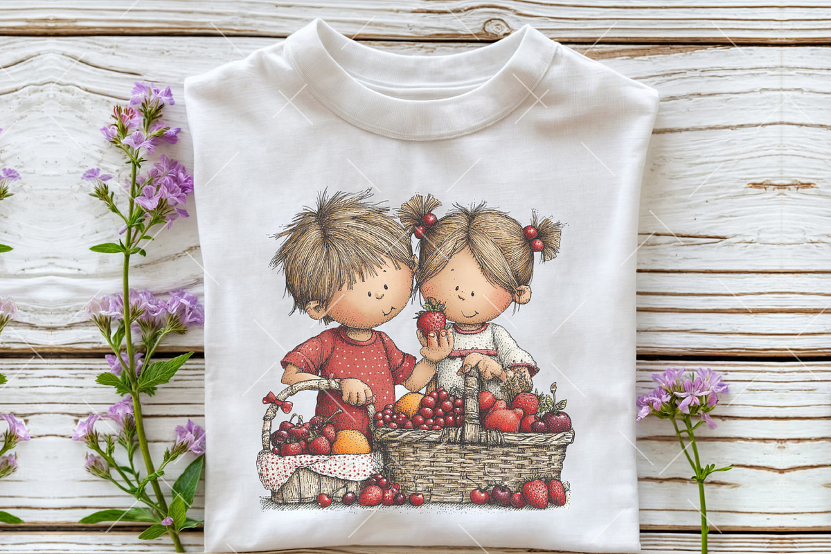Whimsical Summer Kids Clipart, an Illustration by OK Design (Photo 5 of 6)