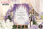 Wisteria Wedding Sign PSD Mockup, a Product Mockup by Printable Pretty Studio (Thumbnail 2 of 4)