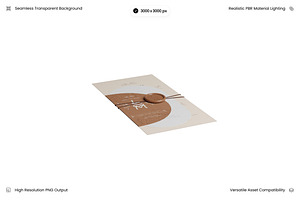 Wax Seal Invitation Card 3D, an Object 3D Model by Wencory
