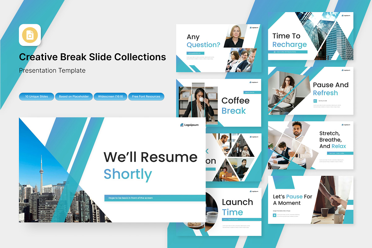 Creative Break Slide Collections GSL, a Presentation Template by Antstheme (Photo 1 of 2)