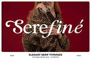 Serefine – Elegant & Romantic Serif, a Font by Sohel Studio (Thumbnail 1 of 13)
