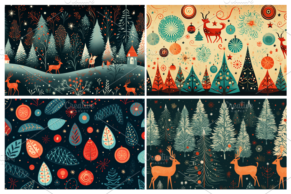 Christmas Card Design Bundle 15, a Card Template by Jay Major Designs (Photo 5 of 8)