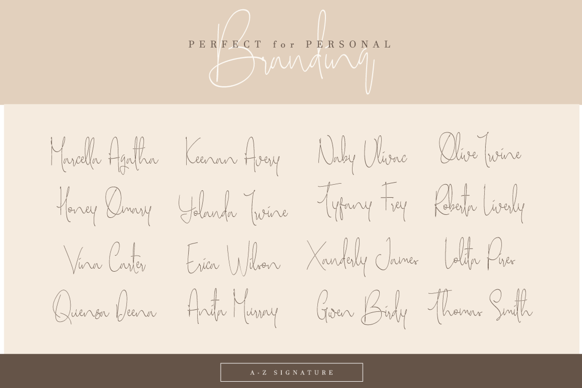 Handwritten Font Bundle preview 3