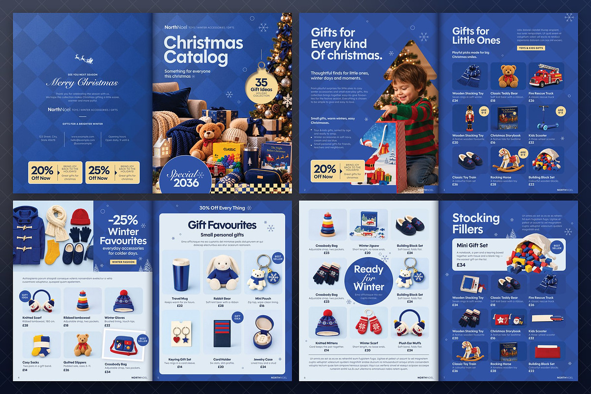 Christmas Gift Guide & Catalog, a Brochure Template by BrandPacks (Photo 2 of 4)