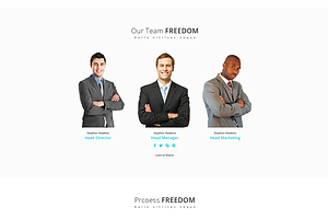 Freedom PSD Template