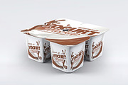 Plastic Container for Yogurt Mockup, a Packaging Mockup by Hubzway (Thumbnail 3 of 9)