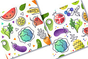 Fruits and vegetables set, an Object Graphic by SpaceNymph (Thumbnail 2 of 2)