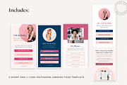 Alyssa Instagram Landing Page, a Graphic by The Canva Template Shop (Thumbnail 3 of 5)